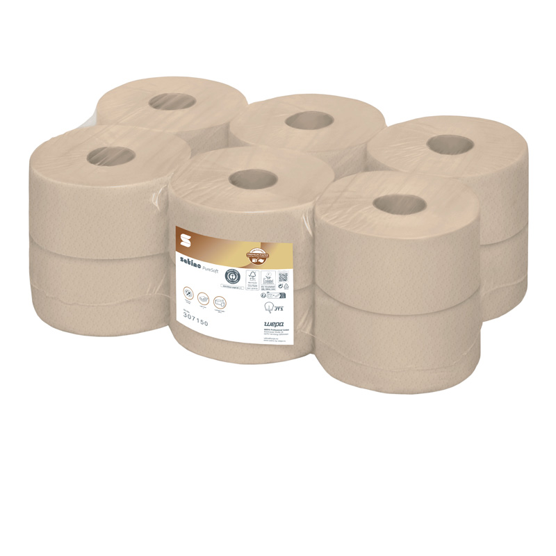 WC Papier PureSoft 2 lg Centerfeed 180 m - 12 rollen (CF2)